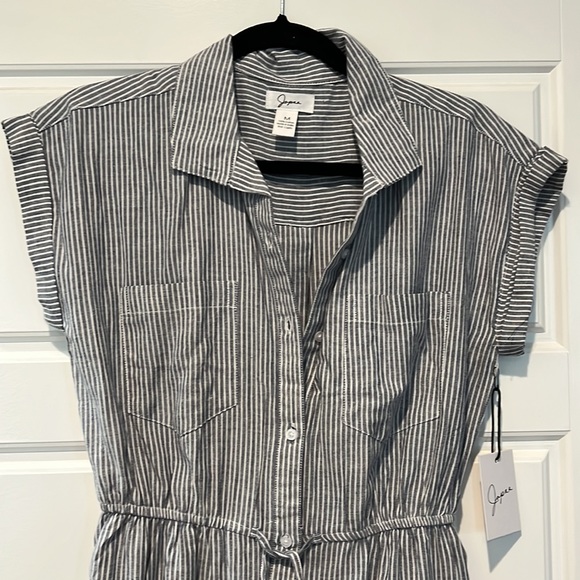 JAPNA short-sleeved buttoned up tunic - Picture 3 of 7